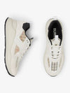 Vintage Check Mesh and Suede Sneakers Archive Beige White - BURBERRY - BALAAN 7