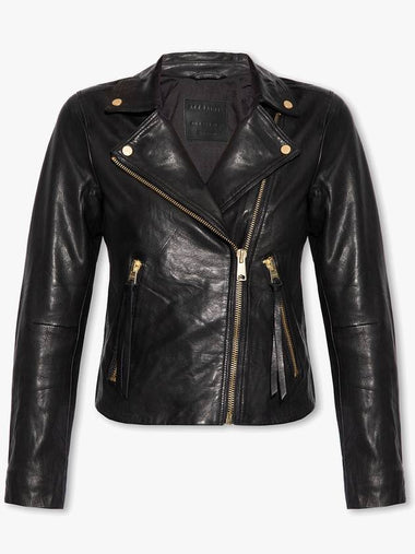 AllSaints ‘Dalby’ Leather Jacket, Women's, Black - ALLSAINTS - BALAAN 1