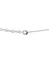 Gancini 3D Crystal Necklace Silver - SALVATORE FERRAGAMO - BALAAN 8