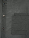 Cotton Short Sleeve Shirt Grey - LEMAIRE - BALAAN 3