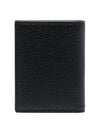 Logo Leather Half Wallet Black - TOM FORD - BALAAN 4