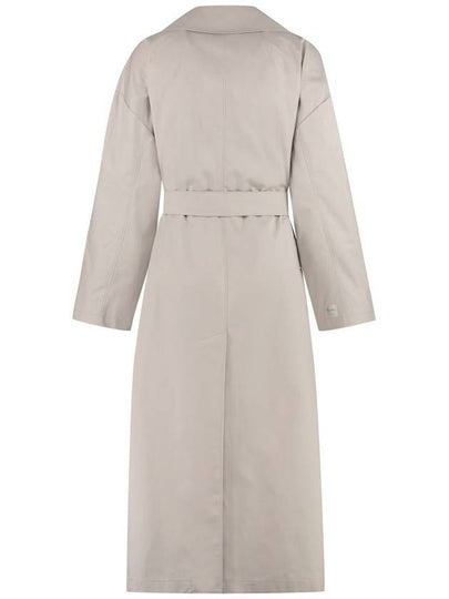 'S Max Mara The Cube - Atrench Gabardine Trench Coat - S MAX MARA - BALAAN 2