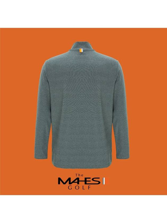 Long Sleeve T-Shirt Gray MEN Orange Label Functional Hybrid Knit Polar GP70358 - MAHES - BALAAN 2