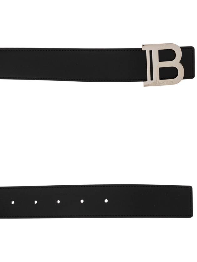 Balmain Leather Belt, Men's, Black - BALMAIN - BALAAN 4