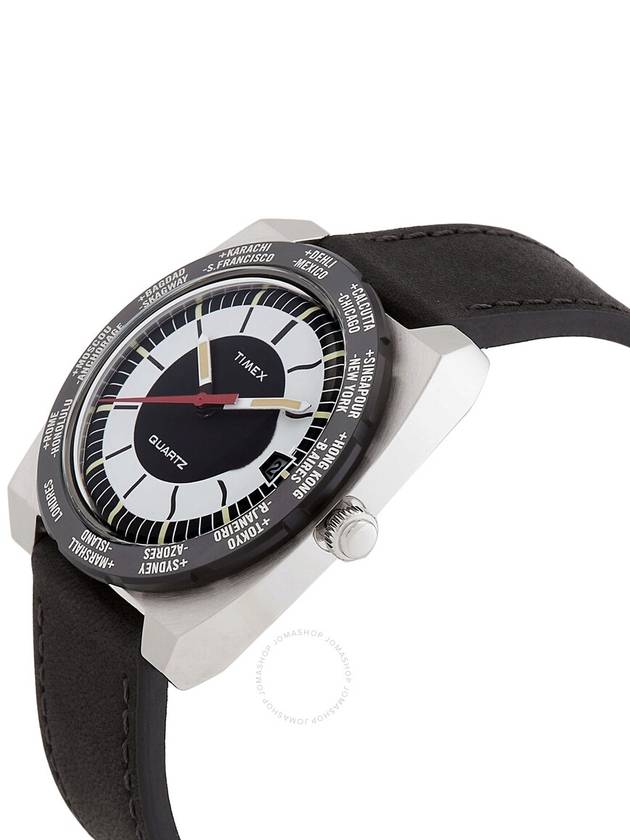 Timex World Time Reissue Quartz Black Dial Men's Watch TW2V69500 - TIMEX - BALAAN 2