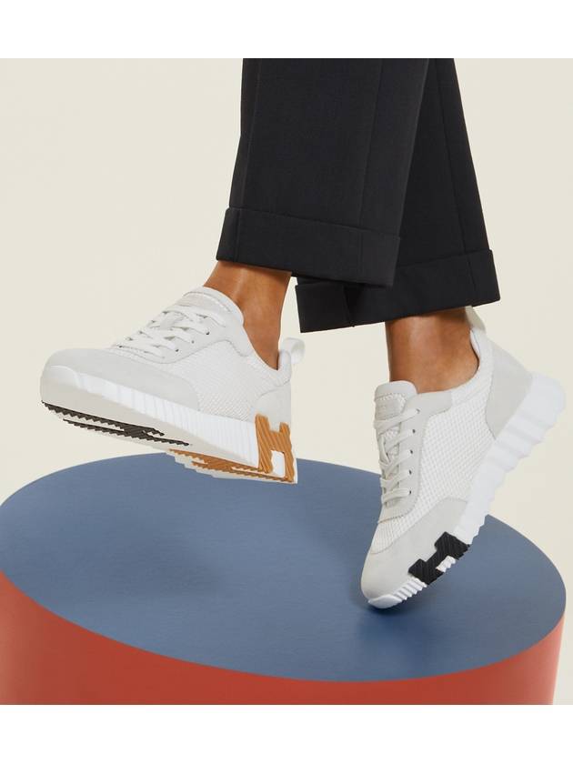 Bouncing Low Top Sneakers Blanc - HERMES - BALAAN 3