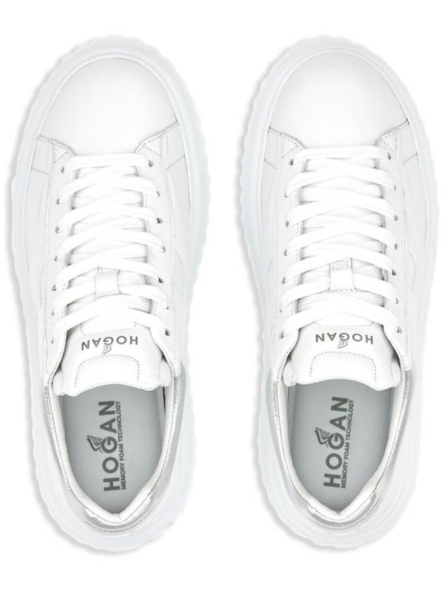 Hogan H striped low top sneakers white - HOGAN - BALAAN 7