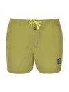 Swimming Nylon Trunk Shorts Lemon Green - STONE ISLAND - BALAAN 2