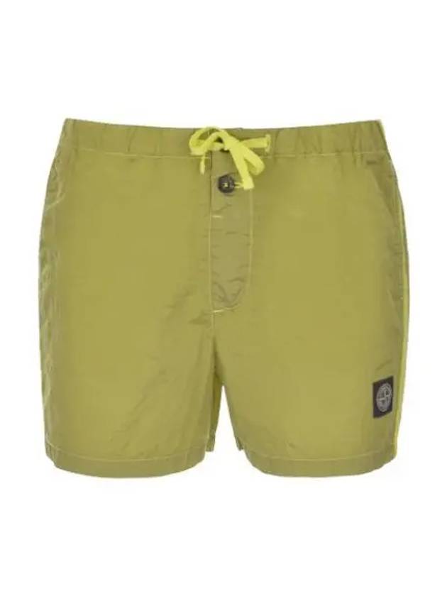 Swimming Nylon Trunk Shorts Lemon Green - STONE ISLAND - BALAAN 2