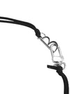 Men's Black Strap Necklace CLEF OUTPUT - BASSCLEF - BALAAN 4