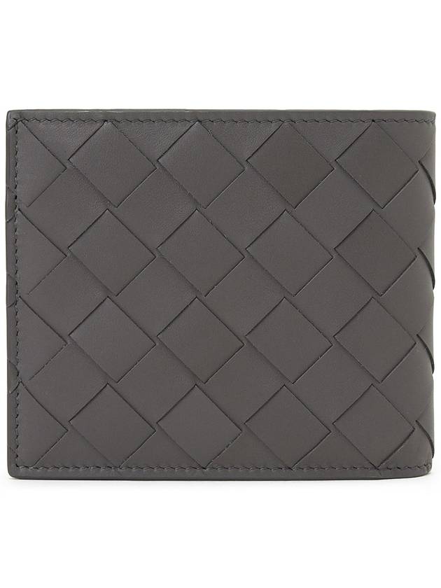 Intrecciato Bifold Half Wallet Graphite - BOTTEGA VENETA - BALAAN 3