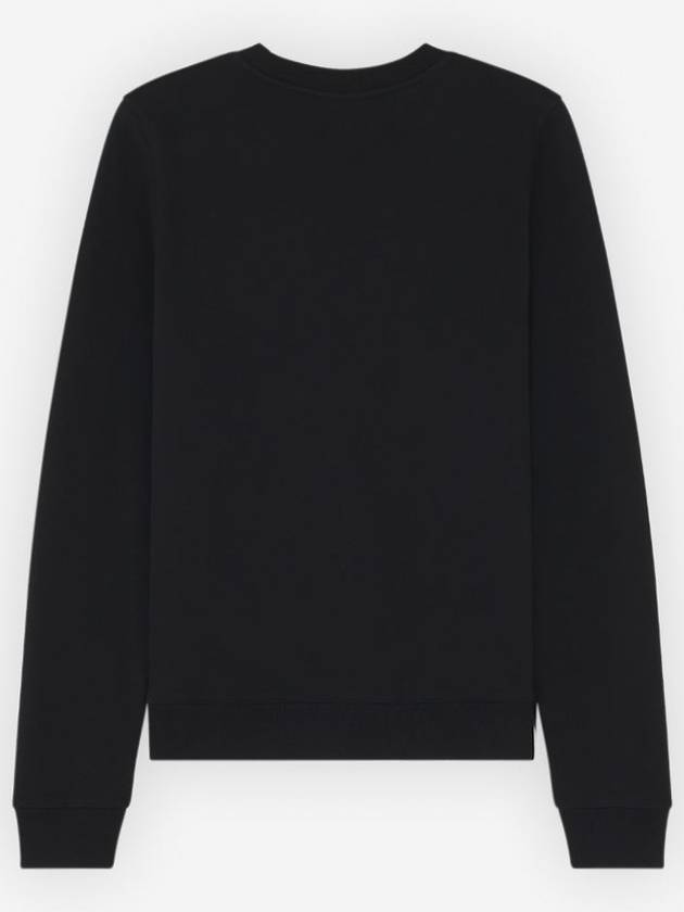 Fox Head Patch Regular Sweatshirt Black - MAISON KITSUNE - BALAAN 3