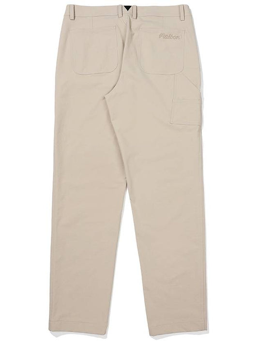 Side pocket detail pants BEIGE MAN - MALBON GOLF - BALAAN 2