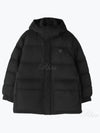 Puffer Bold Fox Head Patch Nylon Hood Padding Black - MAISON KITSUNE - BALAAN 2