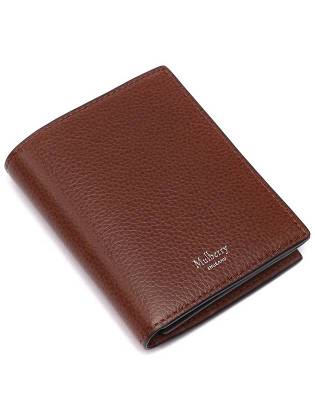 Logo Classic Grain Leather Half Wallet Oak - MULBERRY - BALAAN 6