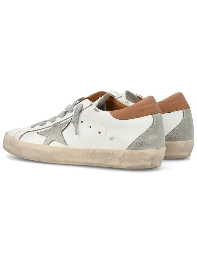 Brown Tab Superstar Classic Low Top Sneakers White - GOLDEN GOOSE - BALAAN 5