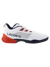 AG LT23 Ultra Tennis Low Top Sneakers White Red - LACOSTE - BALAAN 1