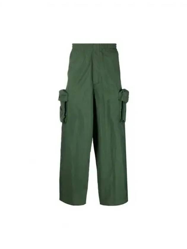 Elastic Cargo Straight Pants Green - SUNNEI - BALAAN 2