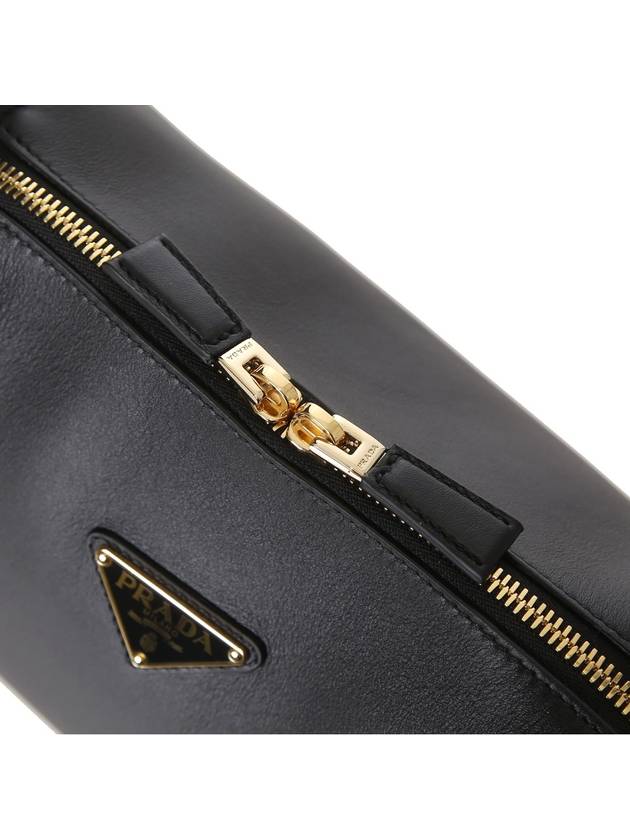 Triangle Logo Medium Shoulder Bag Black - PRADA - BALAAN 5