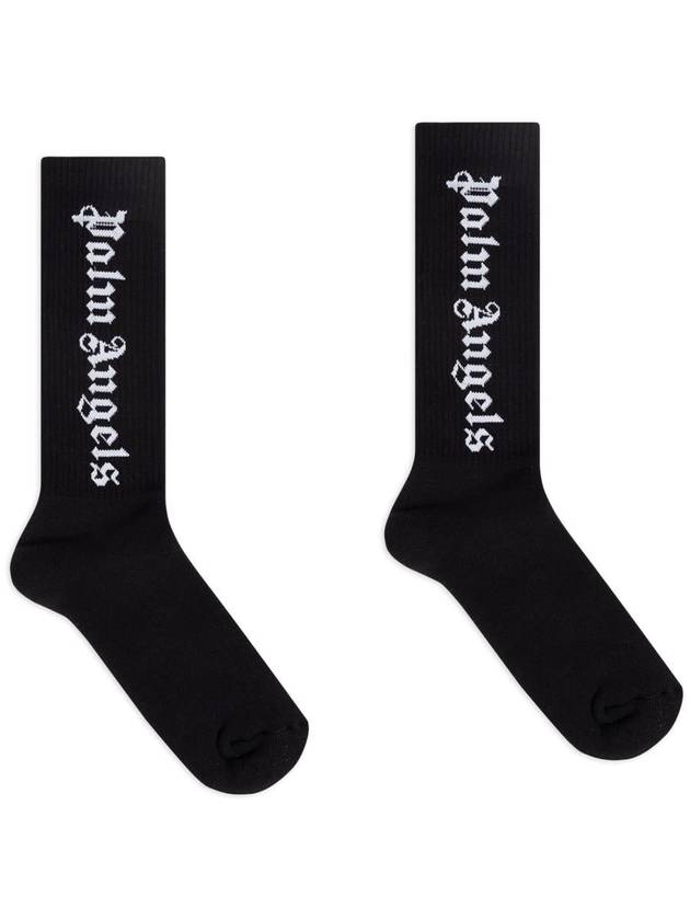 Palm Angels Classic Logo Socks Accessories - PALM ANGELS - BALAAN 1