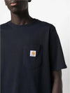 WIP I030434 Pocket Logo Patch Short Sleeve T Shirt - CARHARTT - BALAAN 3