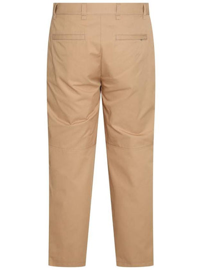 Lanvin Sand Cotton And Wool Blend Pants - LANVIN - BALAAN 2