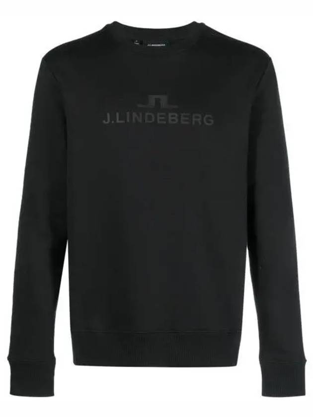 Alpha Crew Neck Sweater Black - J.LINDEBERG - BALAAN 2