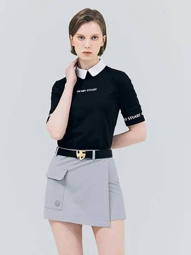 Golf Women s Wrap Skirt Shorts Gray - HENRY STUART - BALAAN 1