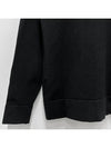 503A1 Stretch RWS Wool Knit Cardigan Black - STONE ISLAND - BALAAN 9