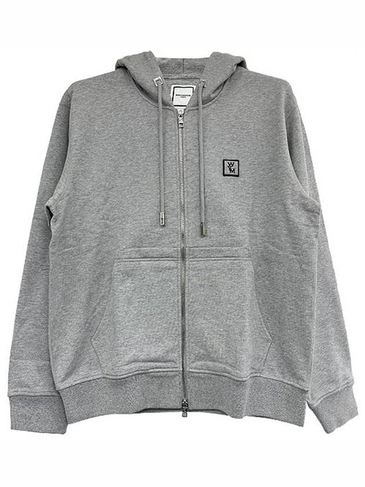 Back Logo  Zip-Up Hoodie Grey - WOOYOUNGMI - BALAAN 2