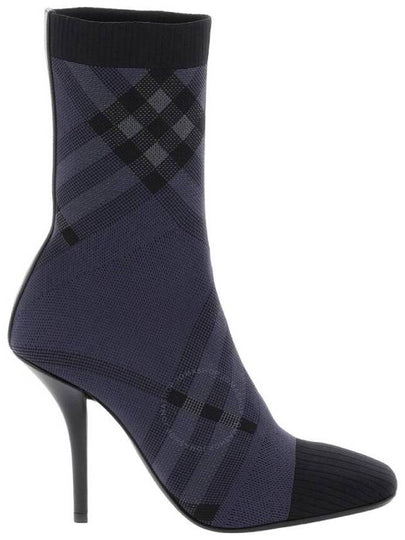 23 fw check knit ankle boots 8069208 B3068 B0230382782 - BURBERRY - BALAAN 2