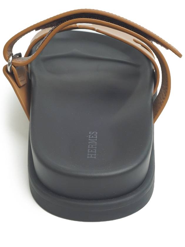 Chypre Calfskin Sandals Natural - HERMES - BALAAN 10