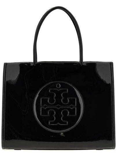 Ella Bio Small Tote Bag Black - TORY BURCH - BALAAN 2