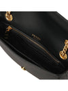 Saffiano Leather Chain Shoulder Bag Black - PRADA - BALAAN 5