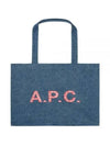 Diane Shopping Tote Bag Stonewash Indigo - A.P.C. - BALAAN 2