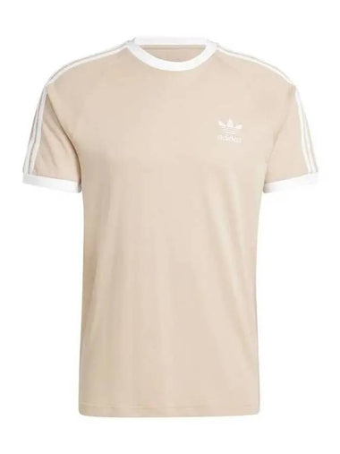 Adicolor Classic 3 Stripe Short Sleeve T-Shirt Magic Beige - ADIDAS - BALAAN 1