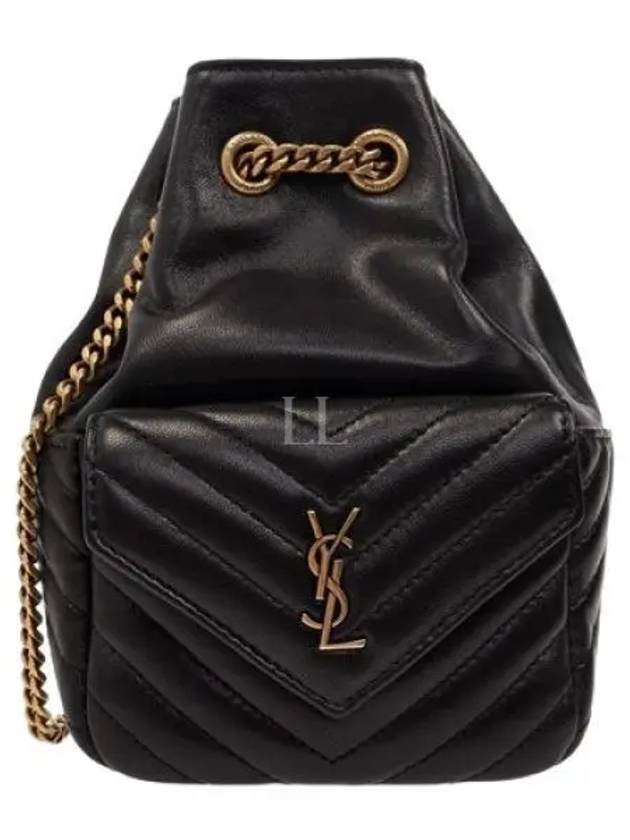 Joe Nano Mini Leather Bucket Bag Black - SAINT LAURENT - BALAAN 2