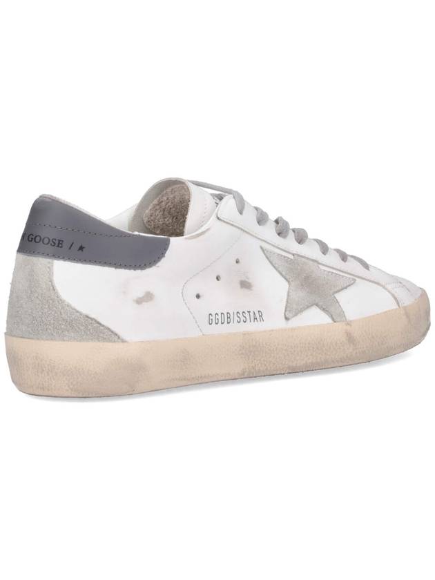 Superstar Grey Tab Low Top Sneakers White - GOLDEN GOOSE - BALAAN 5