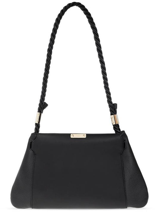 Key Medium Calfskin Bucket Shoulder Bag Black - CHLOE - BALAAN 1