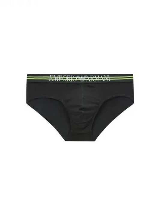 UNDERWEAR Men s Double Line Logo Band Briefs Black 271842 - EMPORIO ARMANI - BALAAN 1