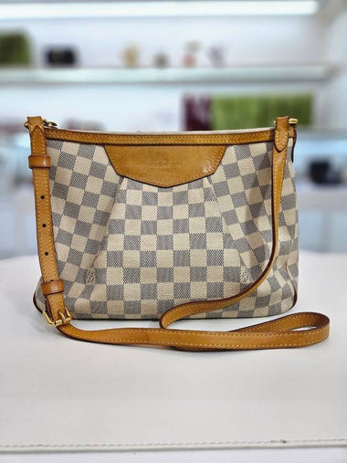 Damier Azur Siracusa PM Cross Bag N41113 - LOUIS VUITTON - BALAAN 1