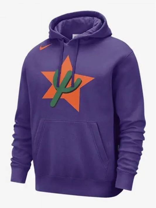 Phoenix Suns Club City Edition Men s NBA Fleece Pullover Hoody Field Purple White FZ0607 504 717332 - NIKE - BALAAN 1