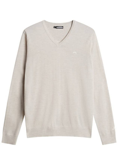 Men's Lymann Knit Sweater Moonbeam - J.LINDEBERG - BALAAN 1