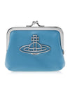 Nappa Thin Line Prime Perth Coin Wallet Blue - VIVIENNE WESTWOOD - BALAAN 2