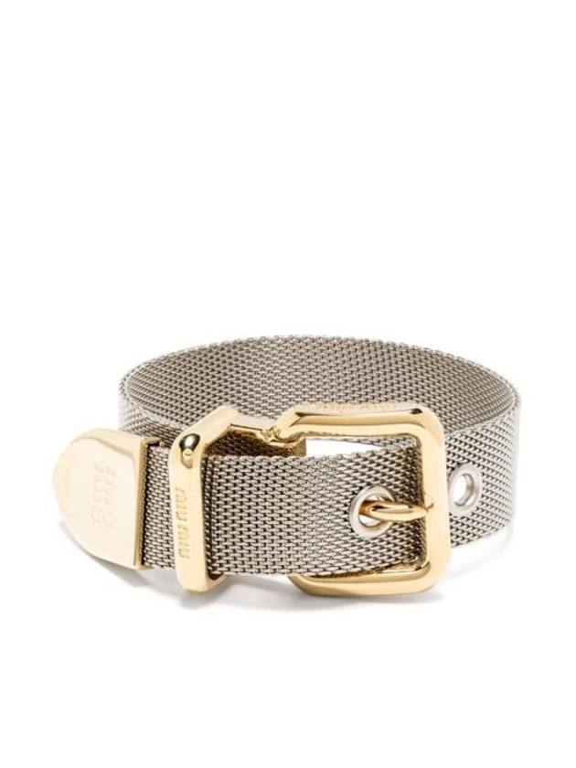 Buckle Metal Bracelet Gold - MIU MIU - BALAAN 2