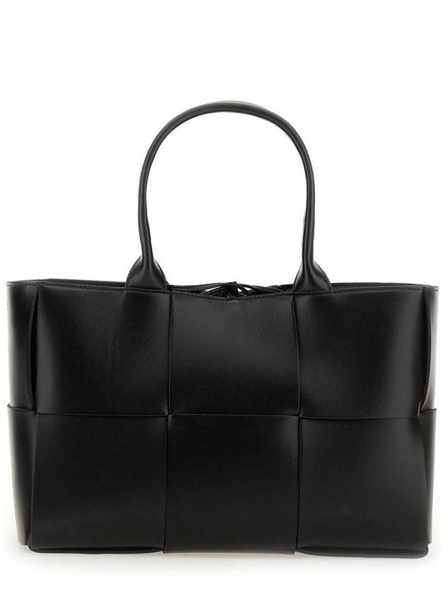 Arco Intrecciato Small Tote Bag Black - BOTTEGA VENETA - BALAAN 2