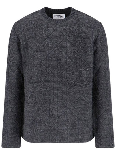 MM6 Maison Margiela Sweaters Grey - MAISON MARGIELA - BALAAN 1