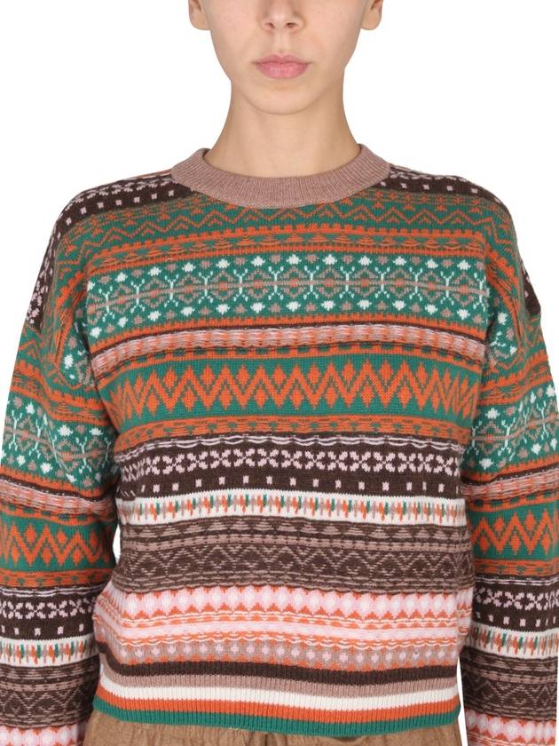 MULTICOLOR CREWNECK SWEATER - BALLANTYNE - BALAAN 4