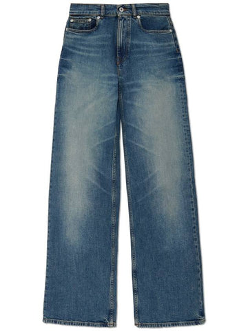 Kenzo Wide-leg Jeans, Women's, Blue - KENZO - BALAAN 1