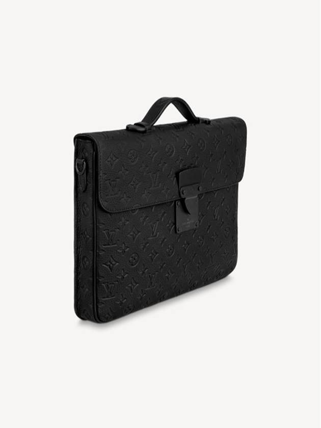 S-Lock Monogram Brief Case Black - LOUIS VUITTON - BALAAN 3